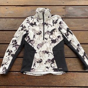 Kerrits Black and White Patterned Sweatshirt